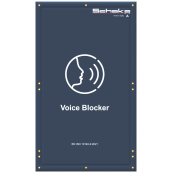 Voiceblocker | up to 32 DB noise reduction at 5000 Hz | with metal eyelets and velcro fastener